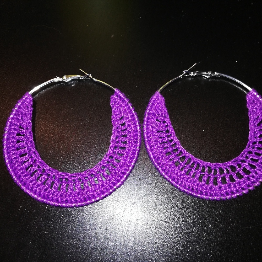 ❤HANDMADE❤crochet earrings